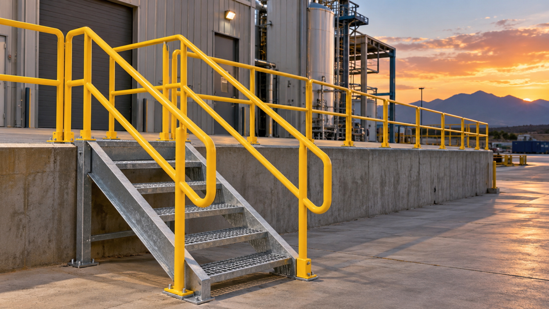 industrial handrail safety manufacturing